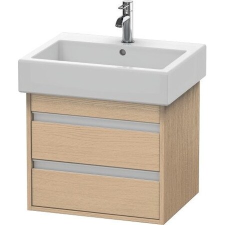Duravit Ketho Wall-Mount Vanity Unit Natural Oak KT663603030